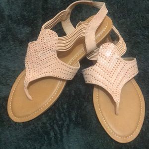 Sparkly Blush Sandals